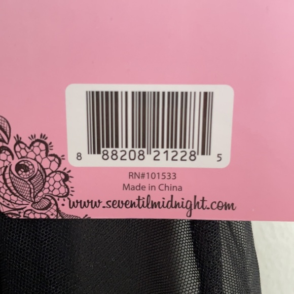 NEW W/ TAGS Two Piece Floral Embroidered Mesh Babydoll and Open Back Panty Set - Picture 9 of 9